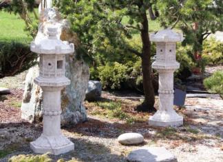 DIY Japanese garden lantern