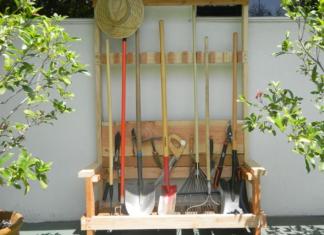Proper storage of tools in the country - the main secrets of experienced summer residents