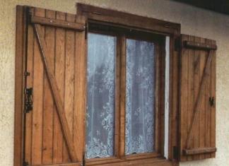 کرکره های پنجره برای اقامتگاه تابستانی: انواع و ساخت خود