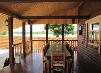 Udělej si sám veranda na chatě s fotografií